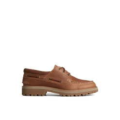 Authentic Original™ Unlined Lug 3-Eye Boat Shoe