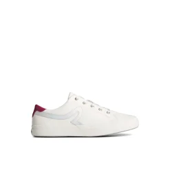 Sandy Leather Metallic Sneaker